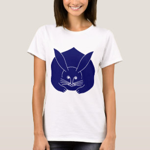 Groot Blauw Jaar van het Konijn T-shirt