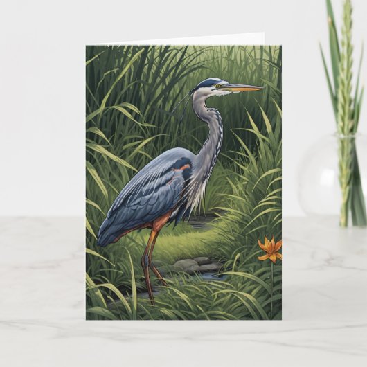 Groot blauw kaart (Voorkant)