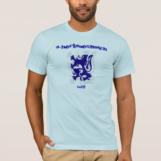 groot blauw t-shirt (Voorkant)