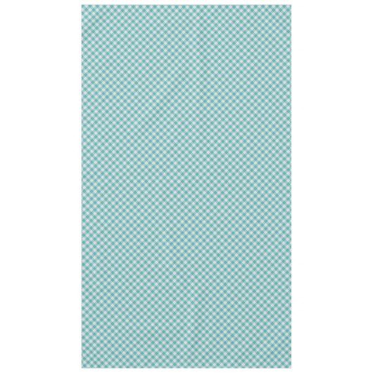 Groot Blauwgroen/wit Gingham Controleert Patroon G Tafelkleed (Voorkant)