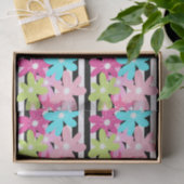 Groot Bloemen en Stripe Tissue Papier (Geschenk)
