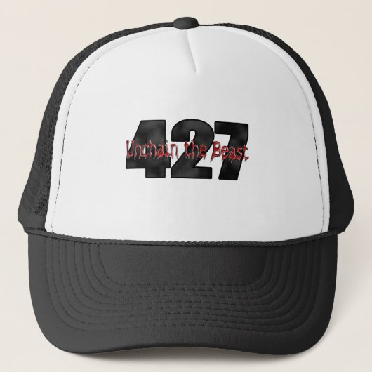 groot blok beast 427 trucker pet (Voorkant)