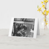 Groot Boeddha-beeld in Thailand Foto Kaart (Gele Bloem)