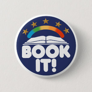 Groot boek Energie, boek het Ronde Button 5,7 Cm