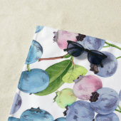 Groot bosbessenfruit strandlaken (In situ)