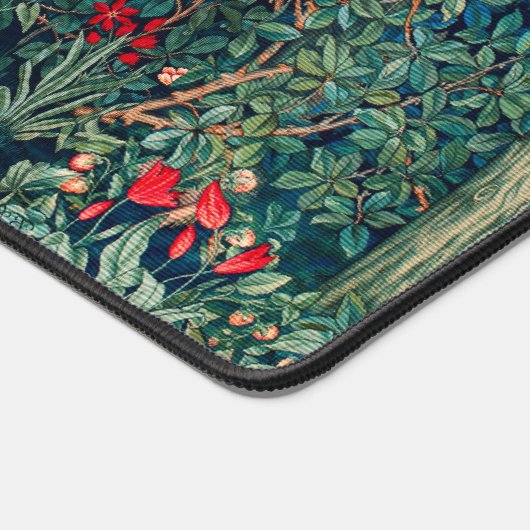 GROOT, BOSDIEREN, hazen, vossen, groene bloemen Bureaumat (Hoek)