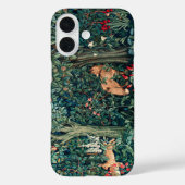 GROOT, BOSDIEREN, hazen, vossen, groene bloemen Case-Mate iPhone Case (Achterkant)