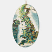  - Groot - Brittannië - Bronnenkaart Keramisch Ornament (Links)