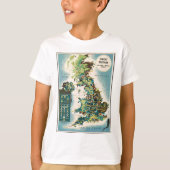 - Groot - Brittannië - Bronnenkaart T-shirt (Voorkant)