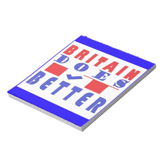 GROOT-BRITTANNIË DOET HET BETER MET WORD DESIGN NOTITIEBLOK (Gedraaid)