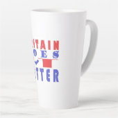 Groot-Brittannië doet het beter woord poster ontwe Latte Mok (Rechterhoek)