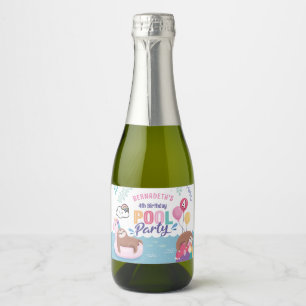 Groot-Brittannië en eendenpartij Sparkling Wijnetiket