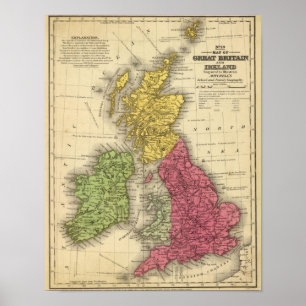 Groot-Brittannië en Ierland 2 Poster