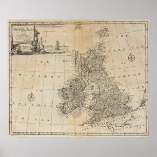 Groot-Brittannië en Ierland Poster