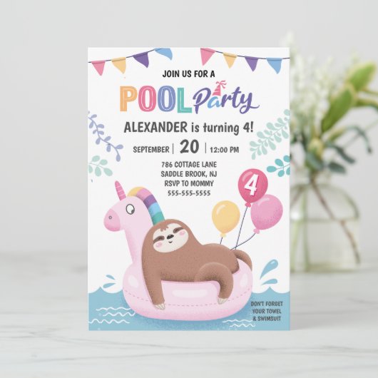 Groot-Brittannië en Unicorn-zomerpool Kaart (Staand voorkant)