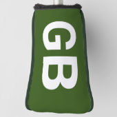 Groot-Brittannië Euro/Green Golfheadcover (Draai 90)