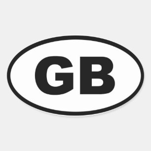 Groot-Brittannië - Europees Ovale Sticker