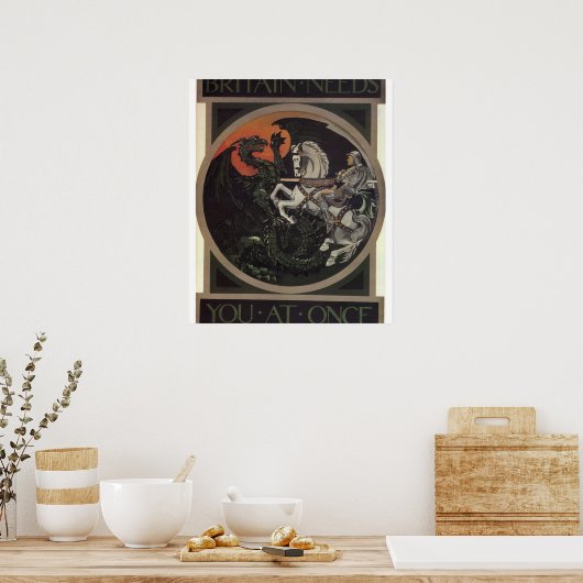 Groot-Brittannië heeft je nodig op het Poster dire (Keuken)