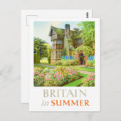 Groot-Brittannië in het Briefkaart van de zomervak (Voorkant / Achterkant)