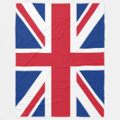 Groot-Brittannië - Koninklijke Union Jack Flag gro Fleece Deken (Voorkant)