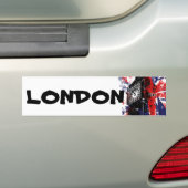 Groot-Brittannië - Londen Bumpersticker (Op auto)