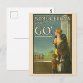  - Groot - Brittannië - Militaire propaganda voor  Briefkaart (Voorkant / Achterkant)