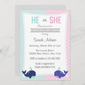 Groot-Brittannië onthullen uitnodiging Blauwe roze (Voorkant / Achterkant)