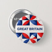 Groot-Brittannië Ronde Button 5,7 Cm (Voorkant /achterkant)