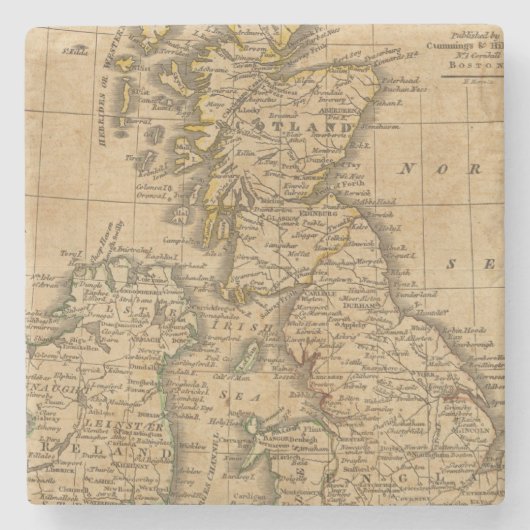 Groot-Brittannië Stenen Onderzetter (Voorkant)