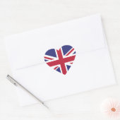 Groot-Brittannië Vlag Brexit hartvormige x20 stick Hart Sticker (Envelop)