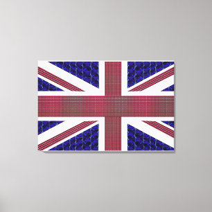 Groot-Brittannië Vlag Uitgerekt Canvas Print