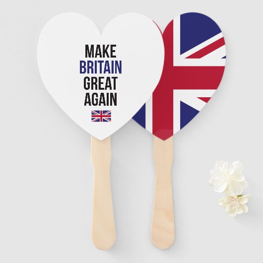 Groot-Brittannië weer groot maken Handwaaier (Voorkant en achterkant)