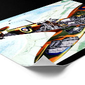 Groot-Brittannië's nieuwe spitfire Poster (Hoek)