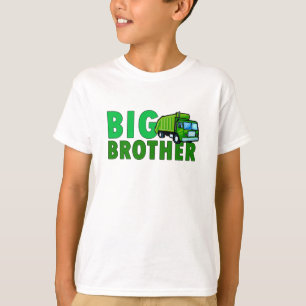 Groot broertje vuilniswagen t-shirt