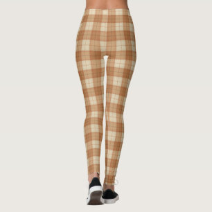 Groot Bruin Plaid Tartan Cute Leggings