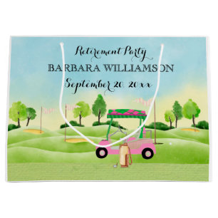 Groot cadeau bij pensionering groot cadeauzakje