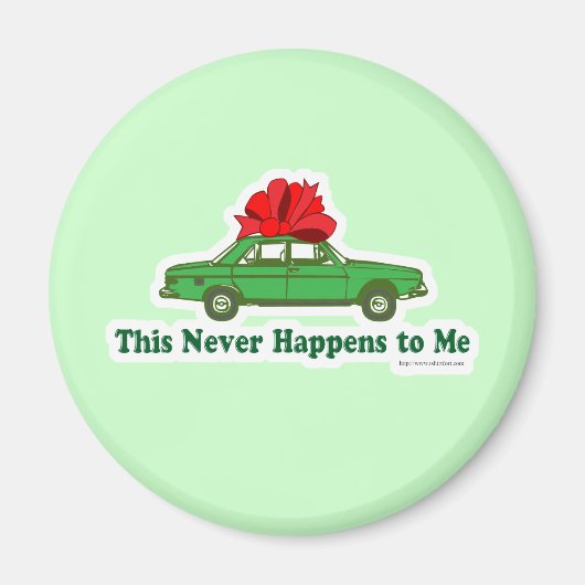 Groot cadeau Grappig Kerstmis Magneet (Voorkant)