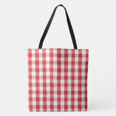 Groot Canvas tas-rood toetsenbord Tote Bag (Voorkant)