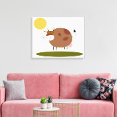 Groot canvas van hoge kwaliteit met afbeelding voo (Insitu (Woonkamer))