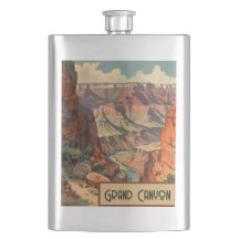 Groot Canyon Vintage Zuidwest Landschap