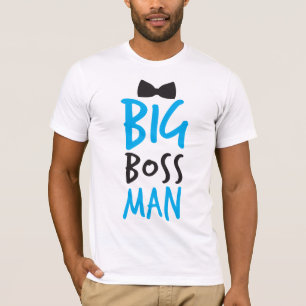 Groot chef- man aardig Bazig ontwerp met een T-shirt