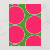 Groot Circles Abstract Design Briefkaart (Voorkant)