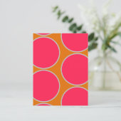 Groot Circles Abstract Design Briefkaart (Staand voorkant)