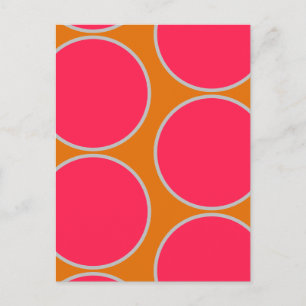 Groot Circles Abstract Design Briefkaart