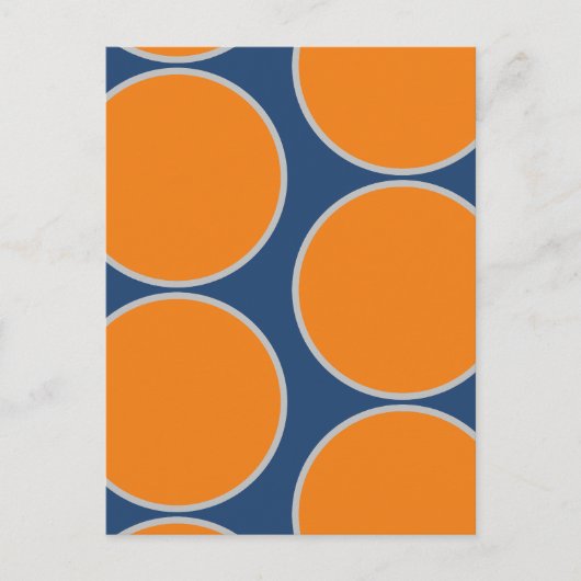 Groot Circles Abstract Design Briefkaart (Voorkant)