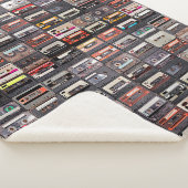 Groot collectie audiocassettes sherpa deken (3/4)