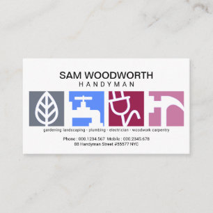 Groot Creative Modern Handyman Signage Logo Visitekaartje