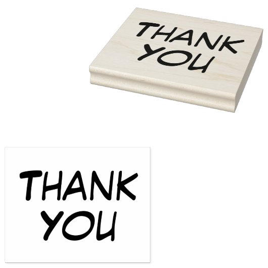 Groot dank u 	rubberstempel (Gestempeld)