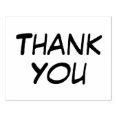 Groot dank u 	rubberstempel (Afrduk)