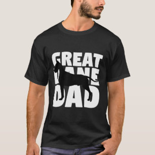 Groot Deen Papa Hoodie Hond Vader Groot Deen Gift T-shirt